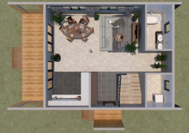 Барн 2 этажа