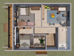 Барн 2 этажа